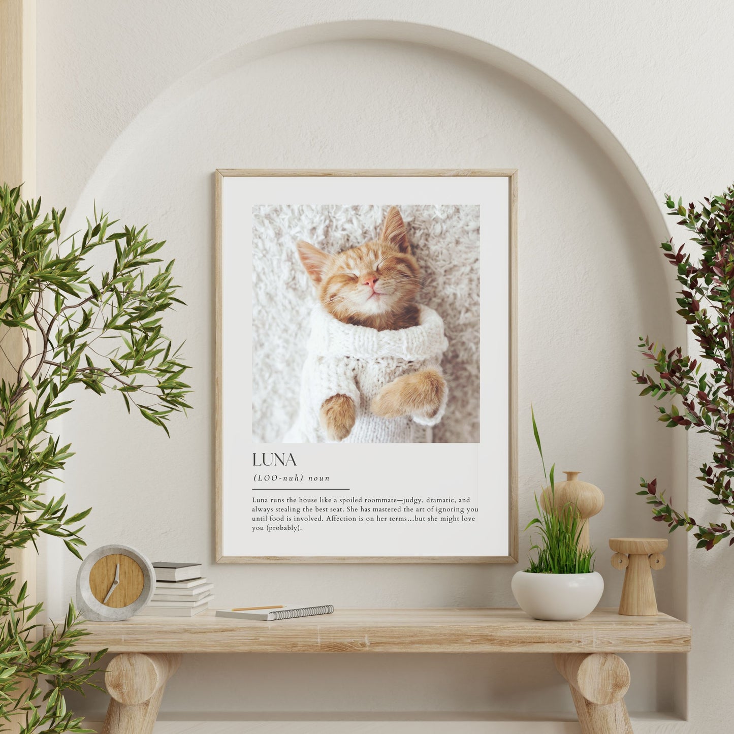 Dictionary Custom Pet Art