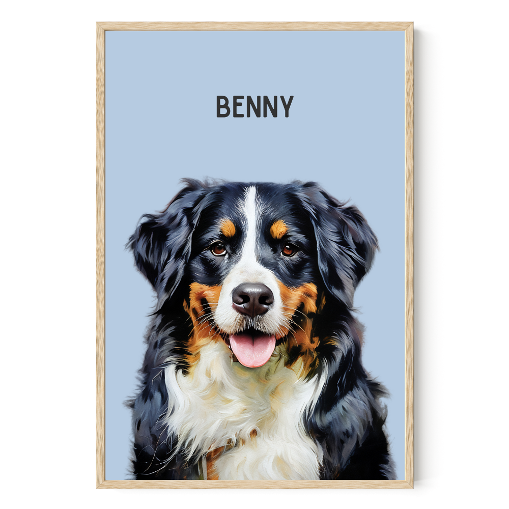 Modern Custom Pet Portrait