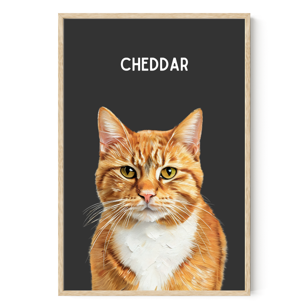 Modern Custom Pet Portrait
