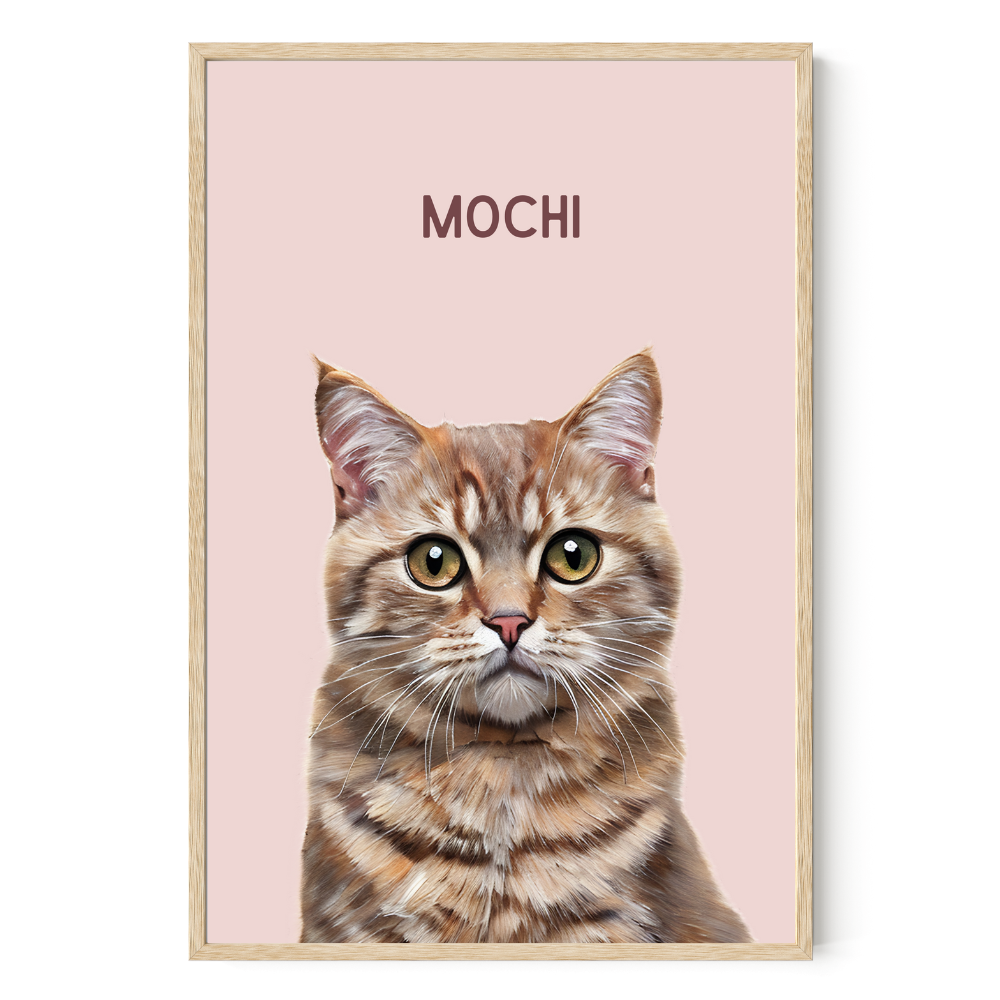 Modern Custom Pet Portrait