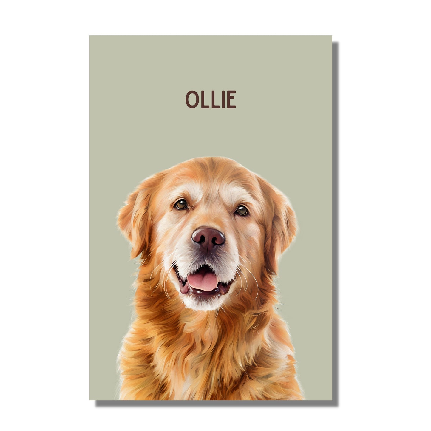 Modern Custom Pet Portrait