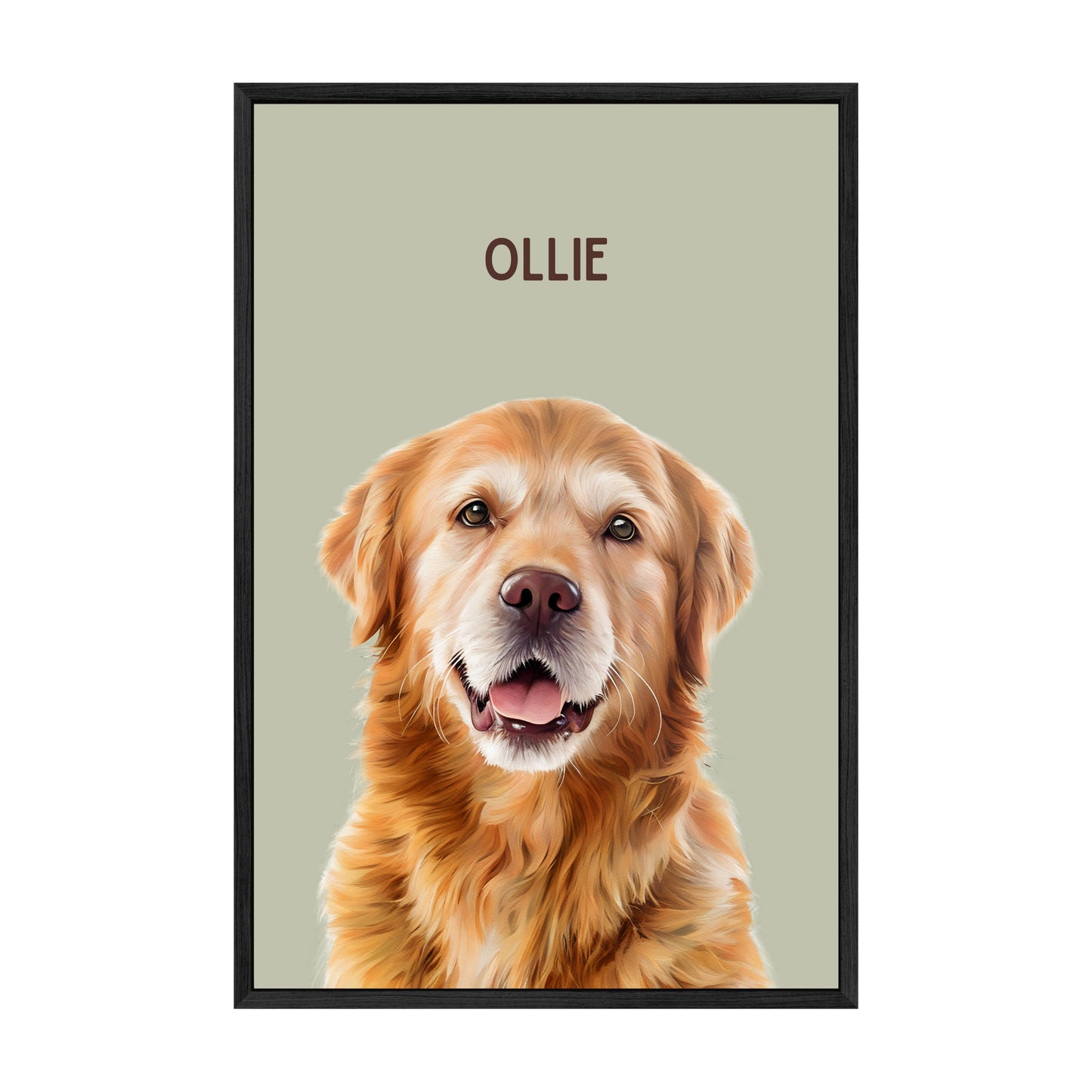 Modern Custom Pet Portrait