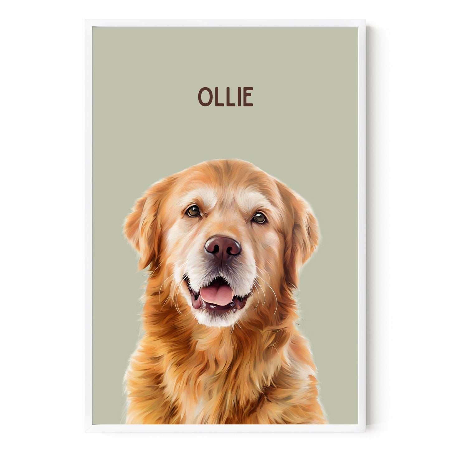 Modern Custom Pet Portrait
