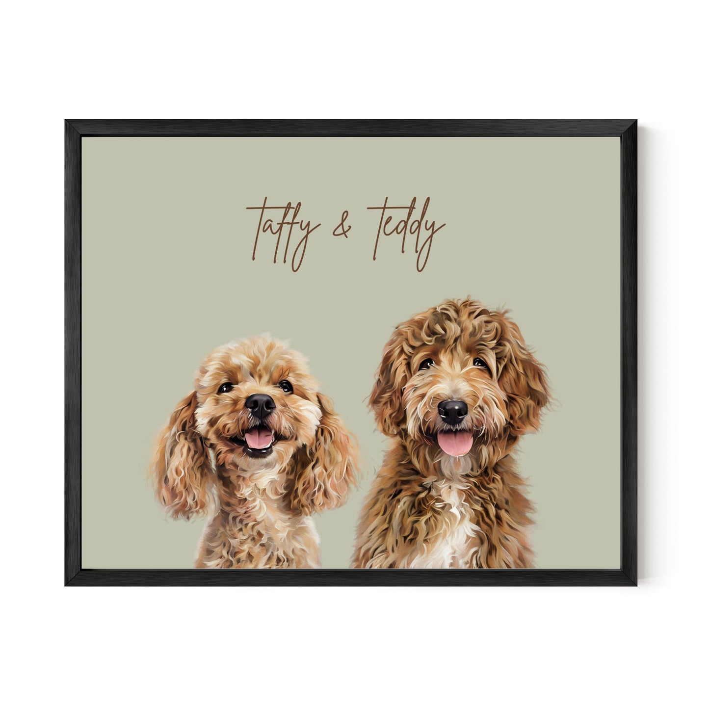 Multi Pet Custom Portrait