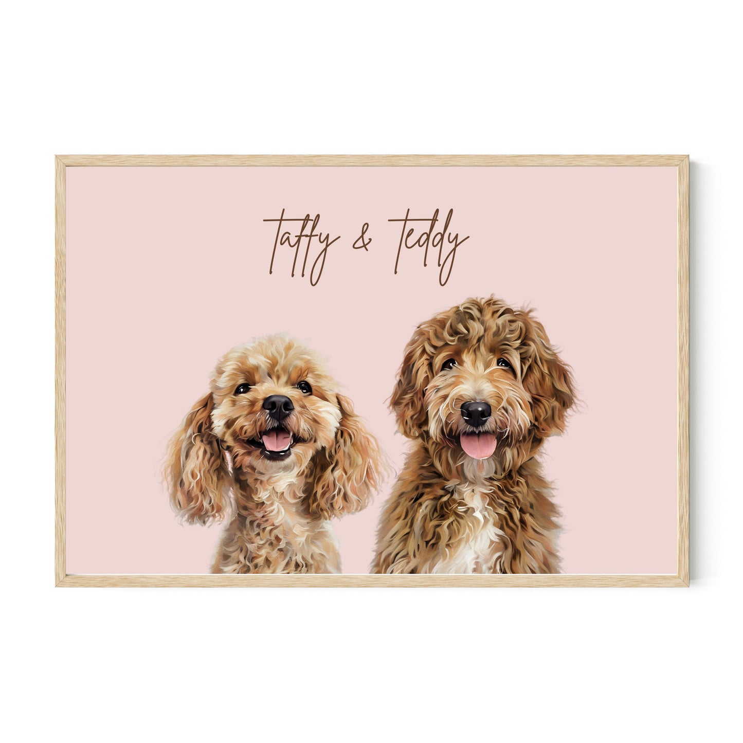 Multi Pet Custom Portrait