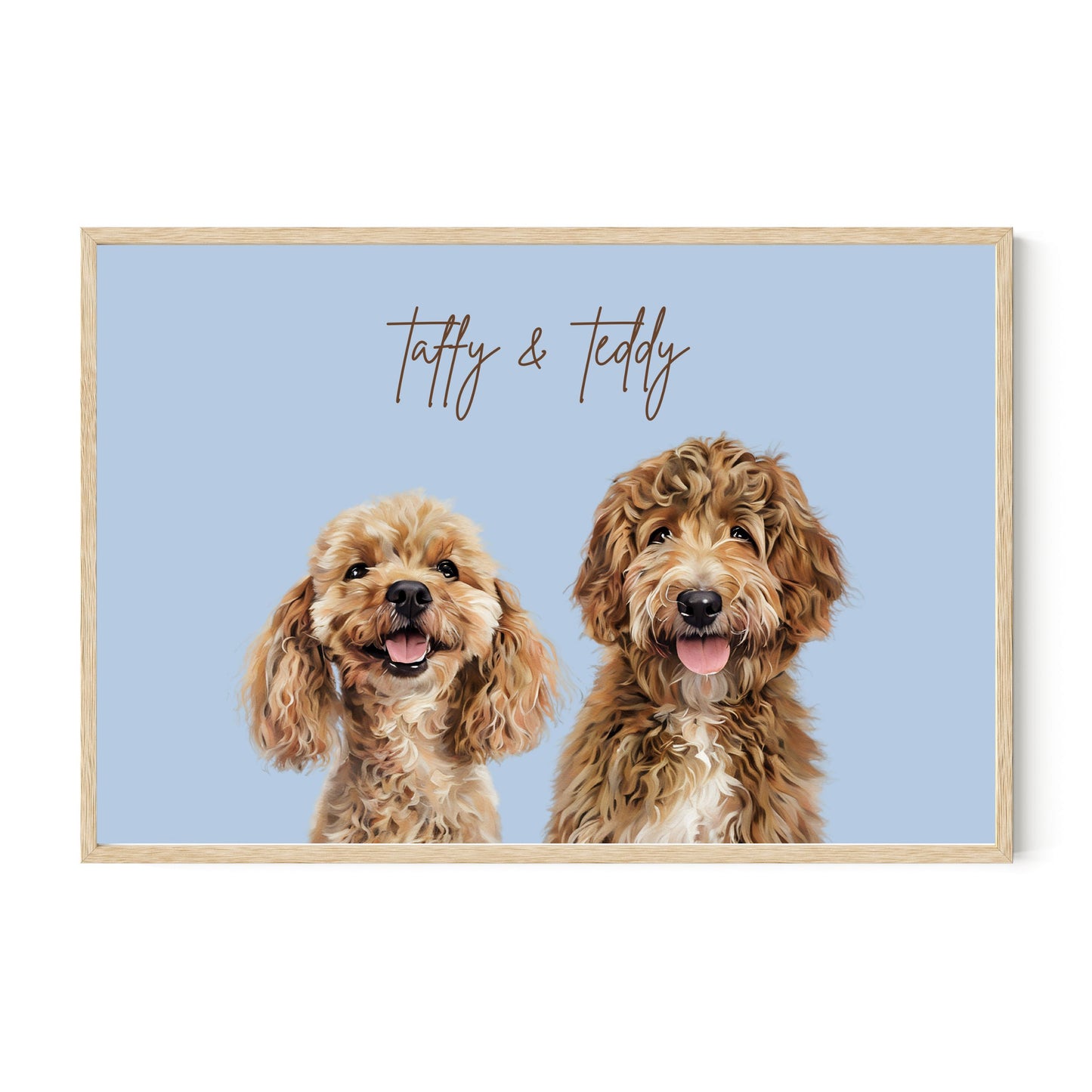 Multi Pet Custom Portrait