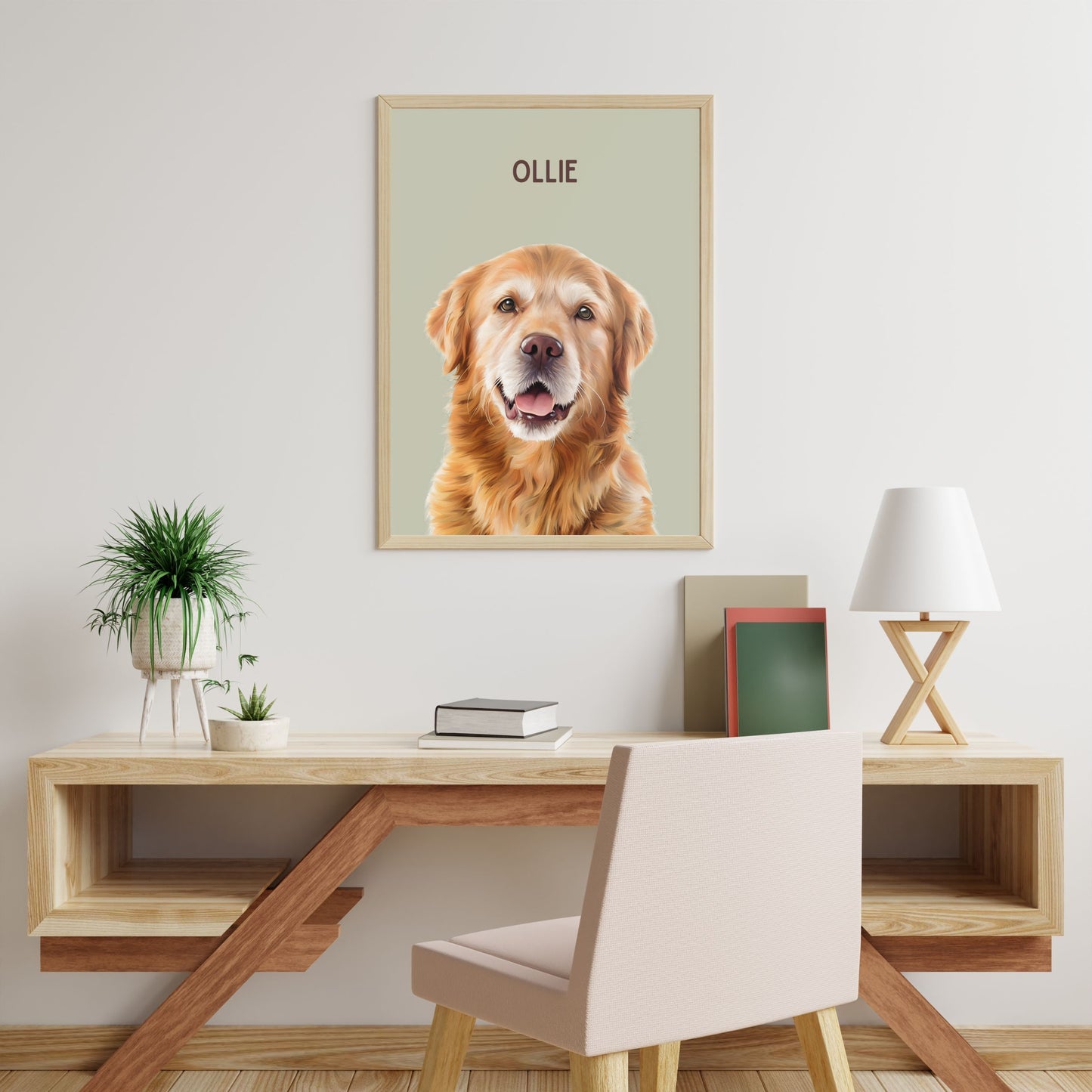 Modern Custom Pet Portrait