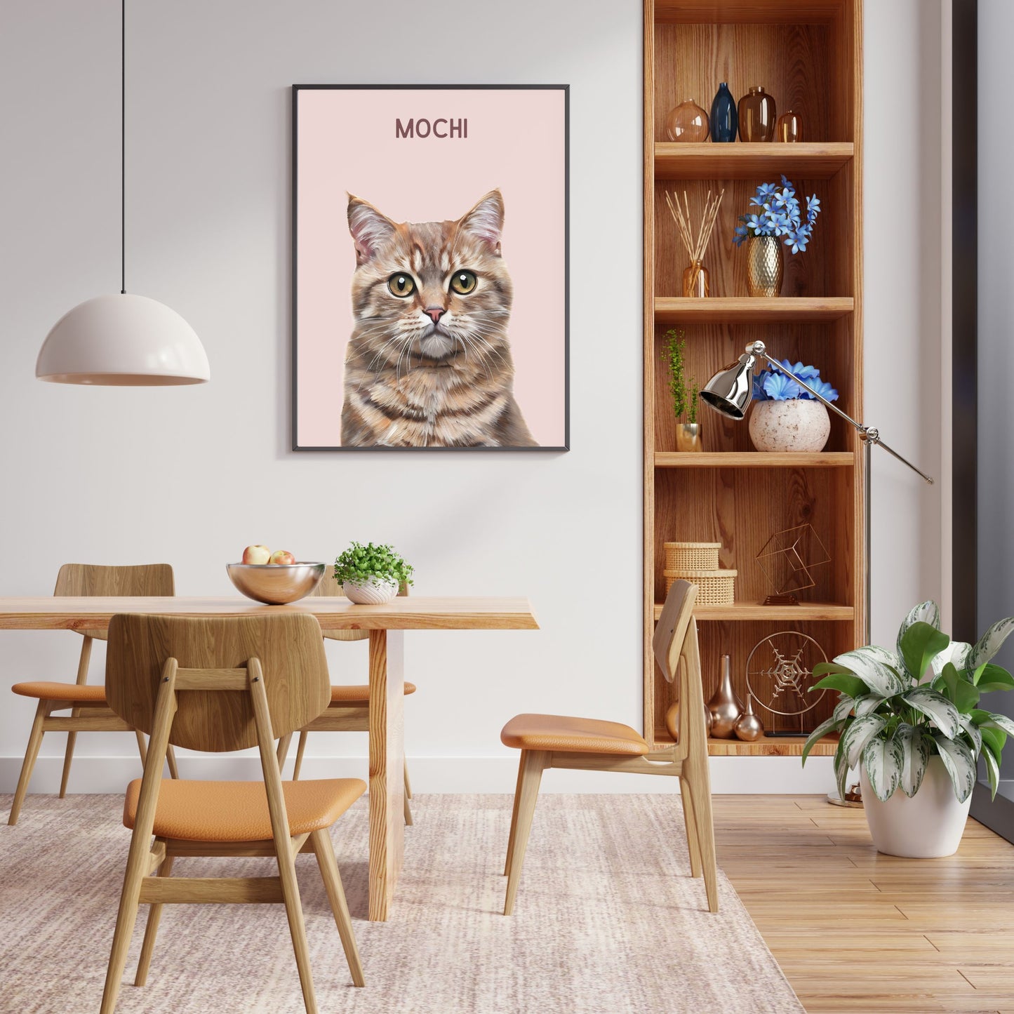 Modern Custom Pet Portrait
