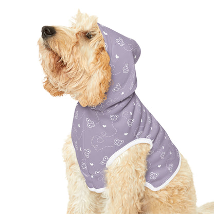 Butterfly Heart Dog Hoodie