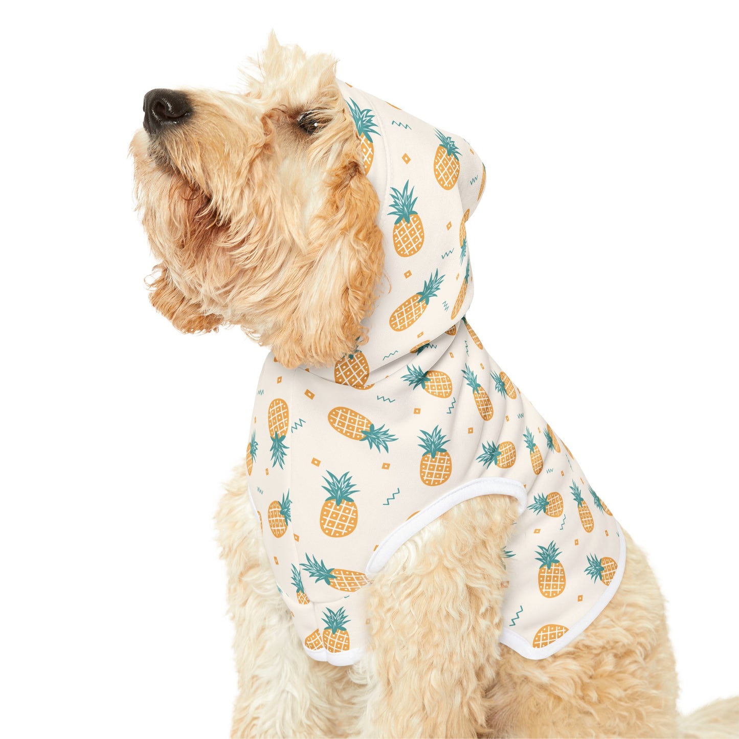 Tropical Pineapple Dog Hoodie