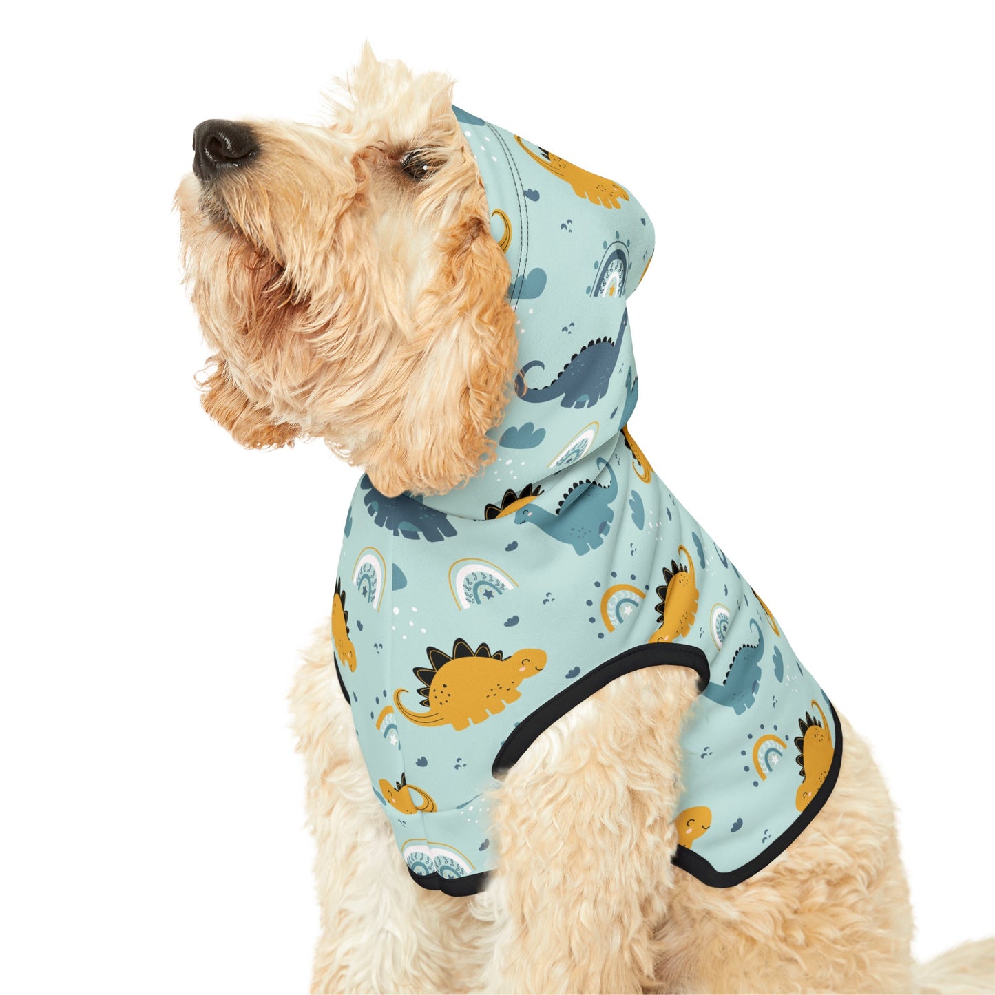 Boho Dinosaurs Dog Hoodie