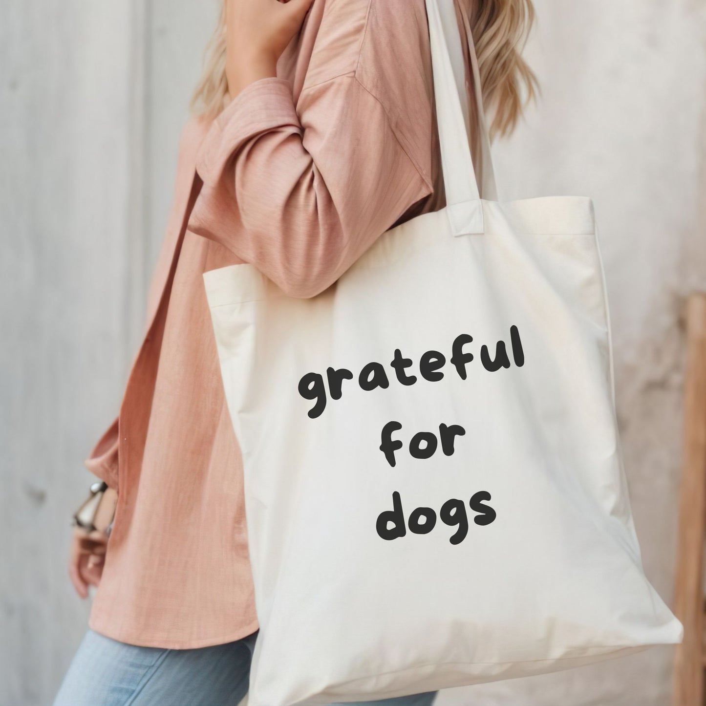 Grateful For Dogs Tote