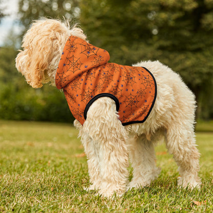 Spider Web Halloween Dog Hoodie