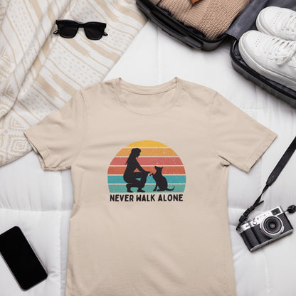 Never Walk Alone Dog Tee