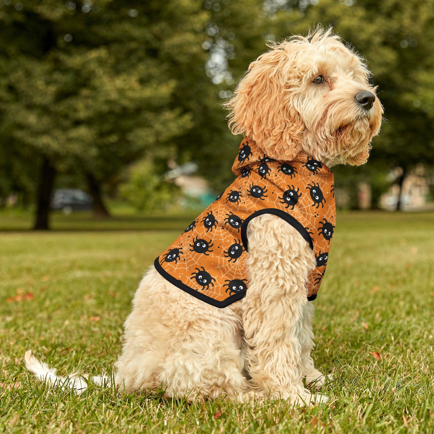 Crawling Spiders Dog Hoodie