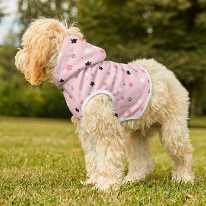 Pink Daisies Dog Hoodie