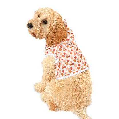 Orange Polka Dog Hoodie