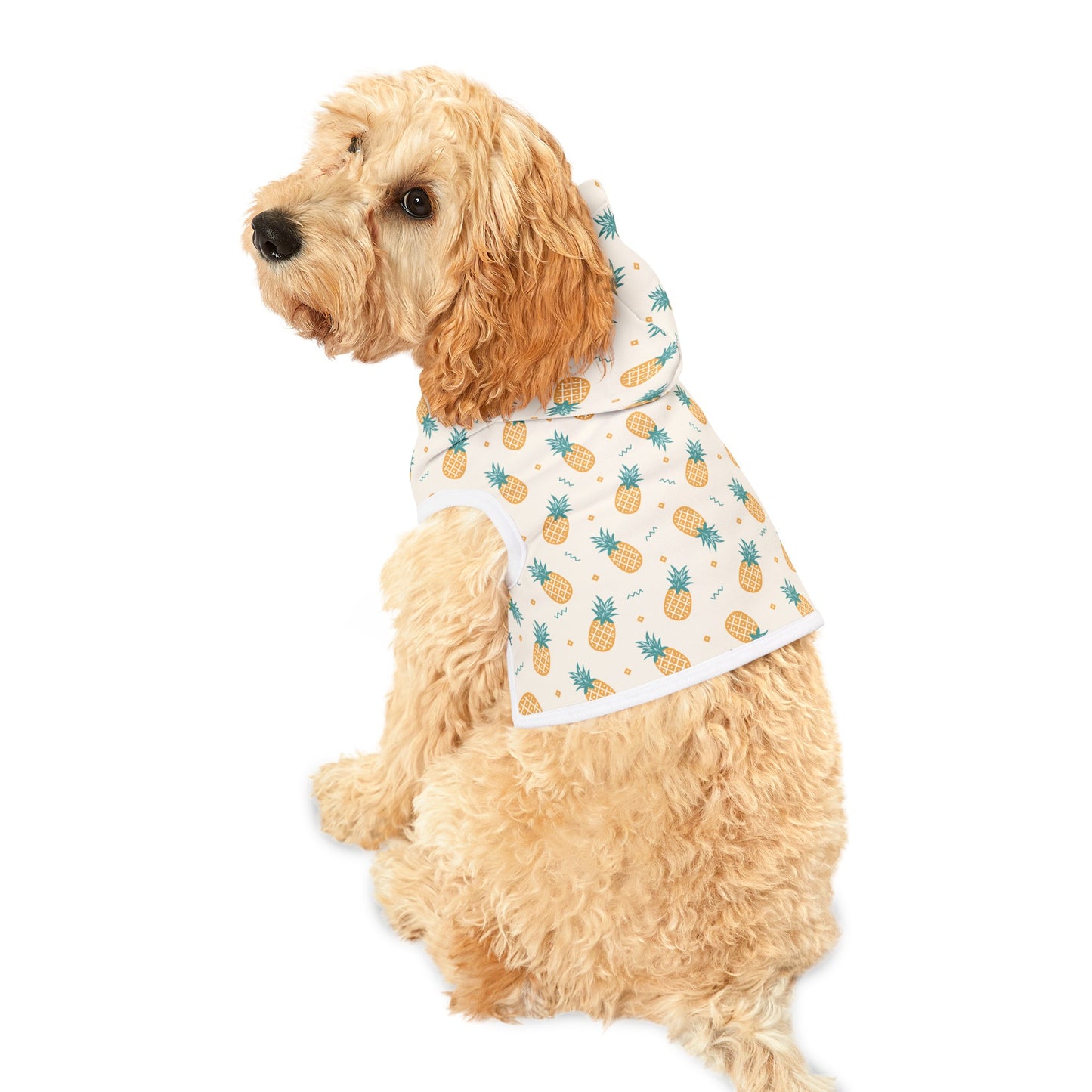 Tropical Pineapple Dog Hoodie