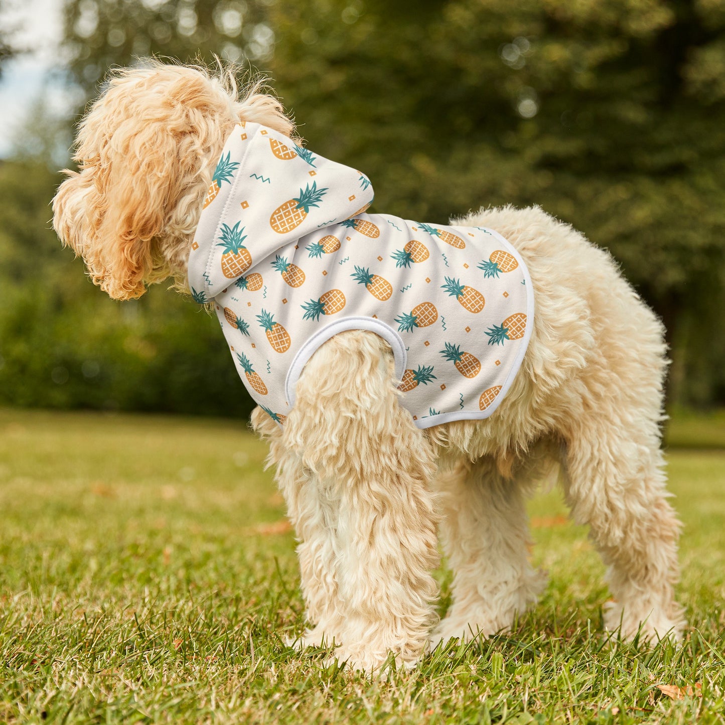 Tropical Pineapple Dog Hoodie