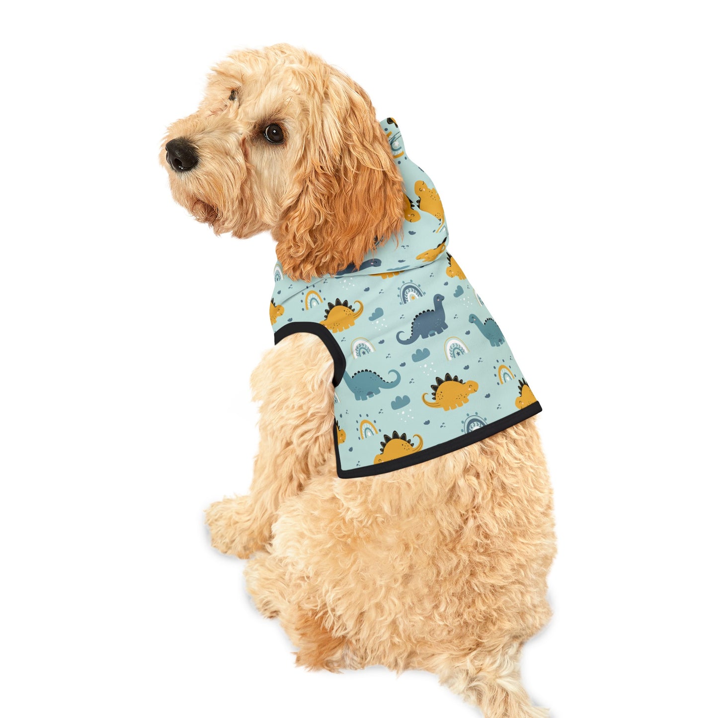 Boho Dinosaurs Dog Hoodie