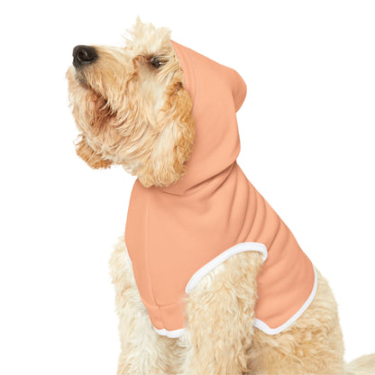 Peach Fuzz Dog Hoodie