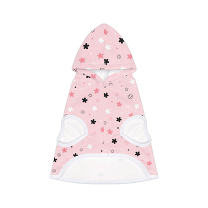 Pink Daisies Dog Hoodie