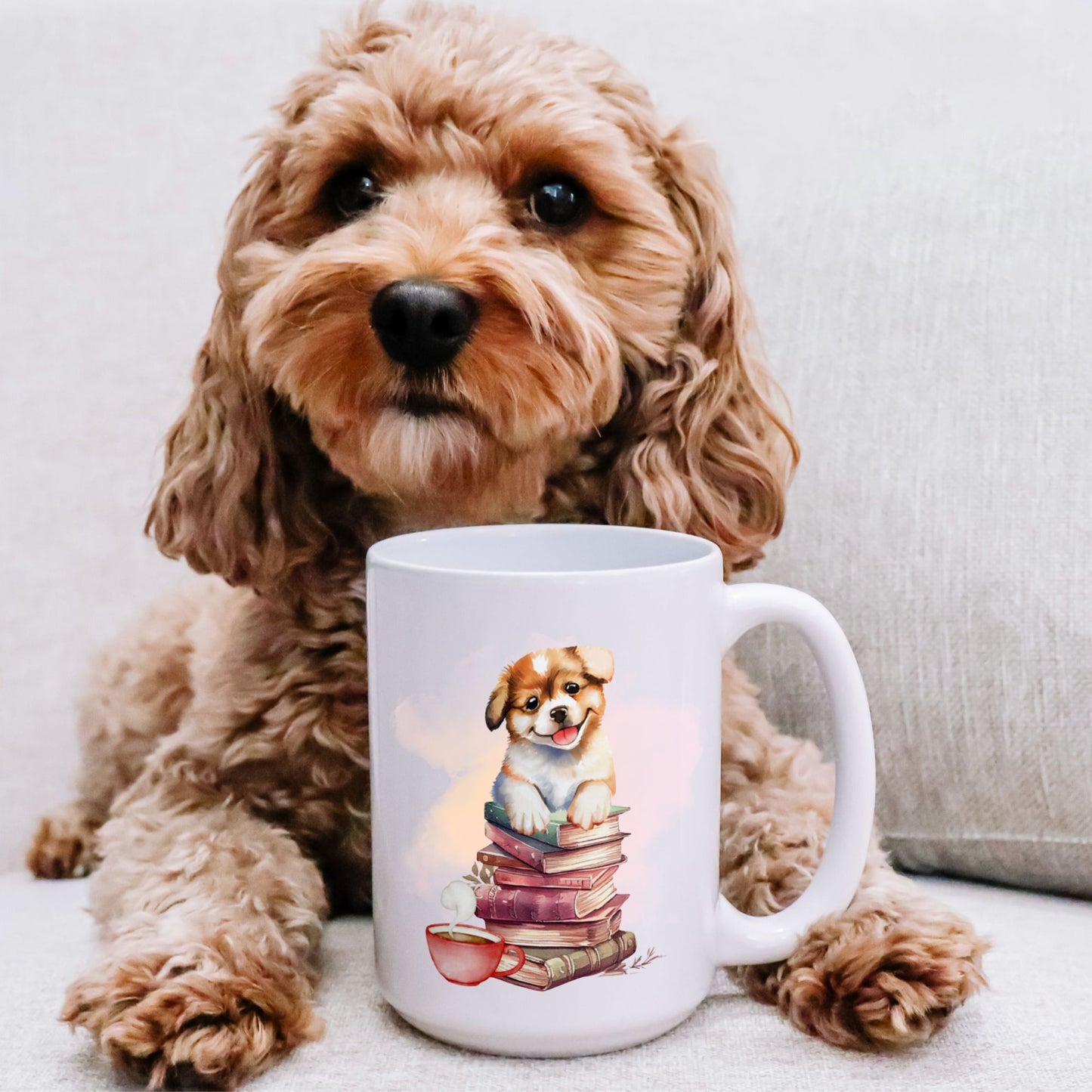 Books, Coffee & Dogs Mug