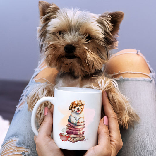 Books, Coffee & Dogs Mug