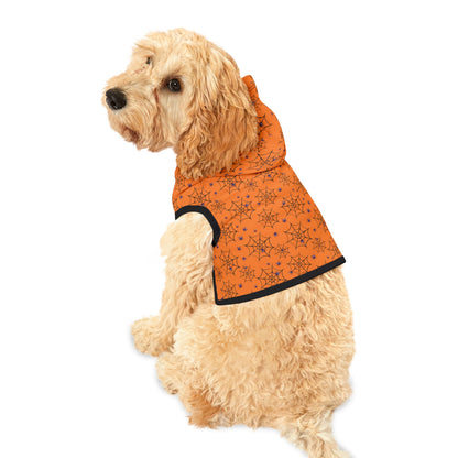 Spider Web Halloween Dog Hoodie