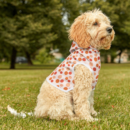 Orange Polka Dog Hoodie