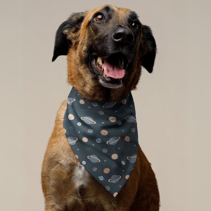 Midnight Planets Dog Bandana