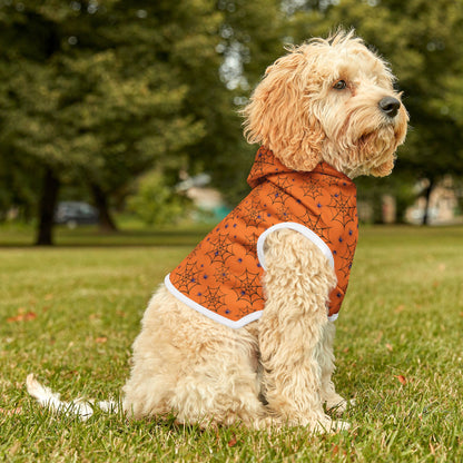 Spider Web Halloween Dog Hoodie