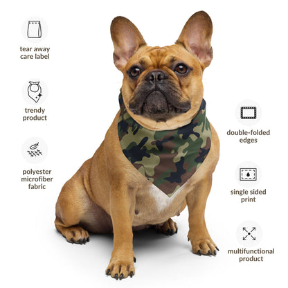 Military Camo Dog Bandana