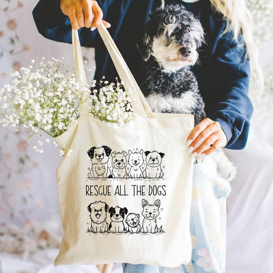 Rescue All the Dogs Tote