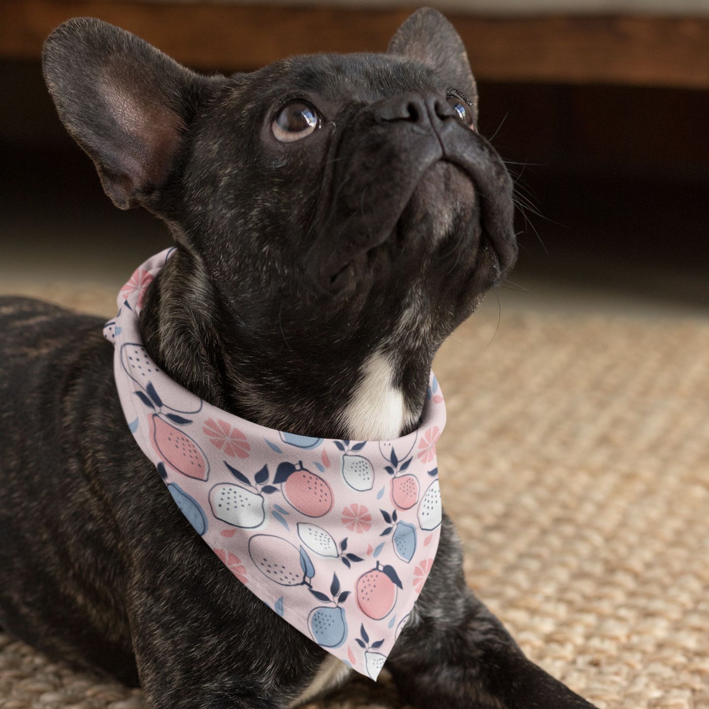 Refreshing Pink Limes Dog Bandana