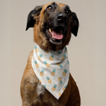 Tropical Pineapple Dog Bandana