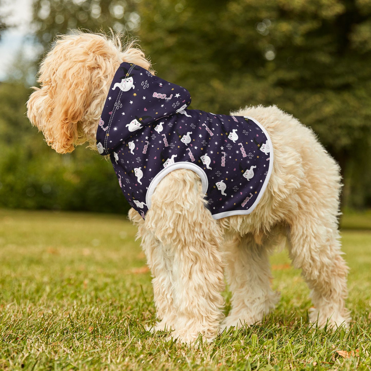 Boo Ghost Dog Hoodie