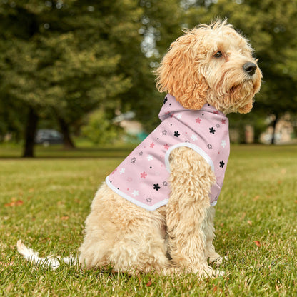 Pink Daisies Dog Hoodie