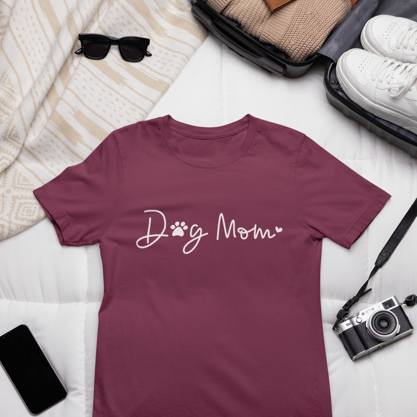 Dog Mom Heart Tee