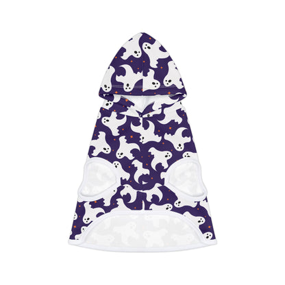 Purple Ghost Dog Hoodie