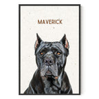 Modern Custom Pet Portrait - Texture Limited Edition Artelo