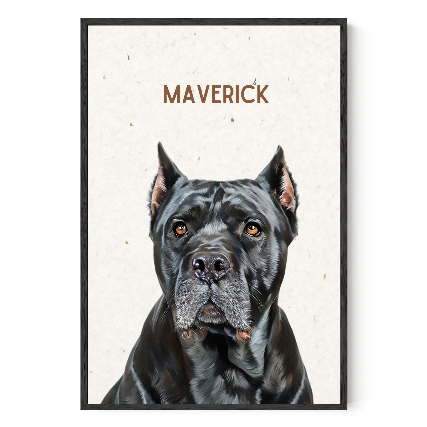 Modern Custom Pet Portrait - Texture Limited Edition Artelo