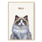 Modern Custom Pet Portrait - Texture Limited Edition Artelo