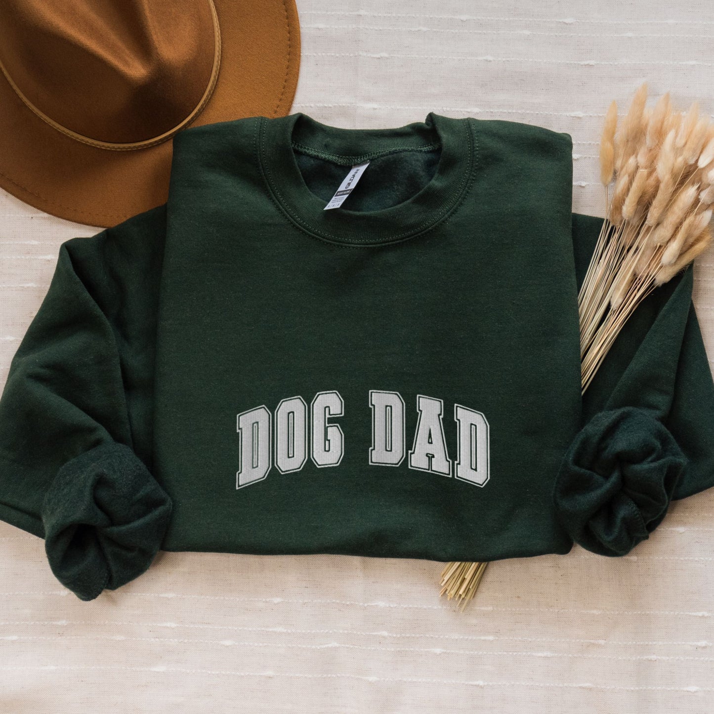 Dog Dad Embroidered Sweatshirt