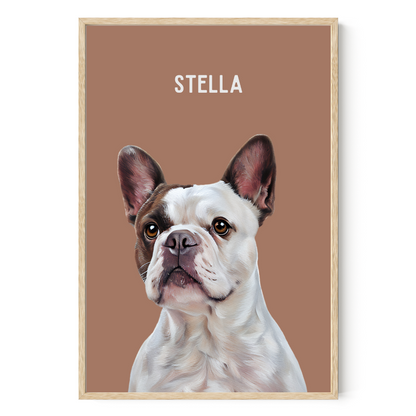 Modern Custom Pet Portrait