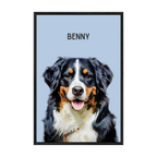 Modern Custom Pet Portrait Artelo