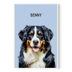 Modern Custom Pet Portrait Artelo