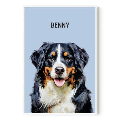 Modern Custom Pet Portrait