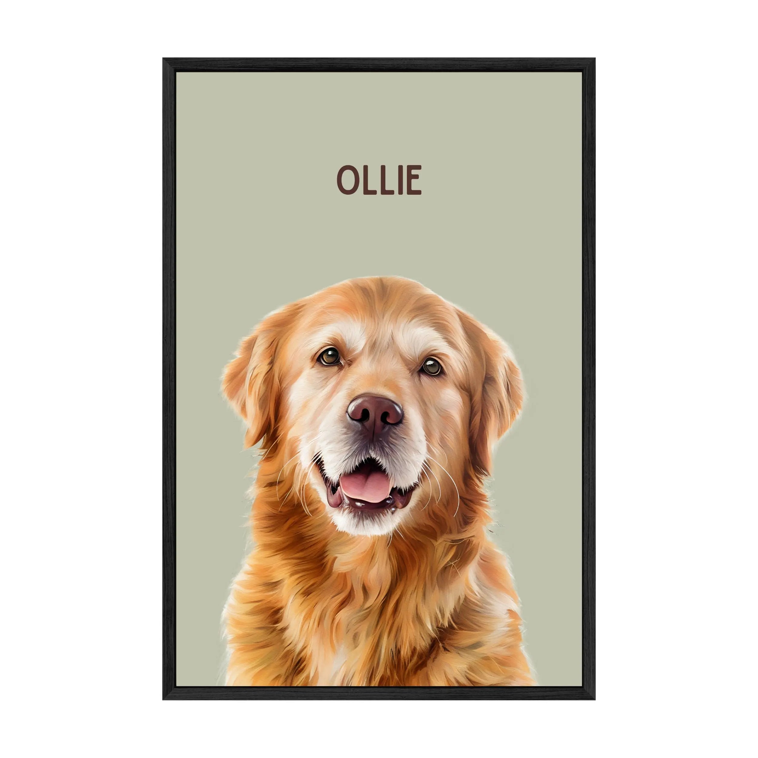 Modern Custom Pet Portrait Artelo