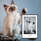 Monochrome Custom Pet Portrait Artelo